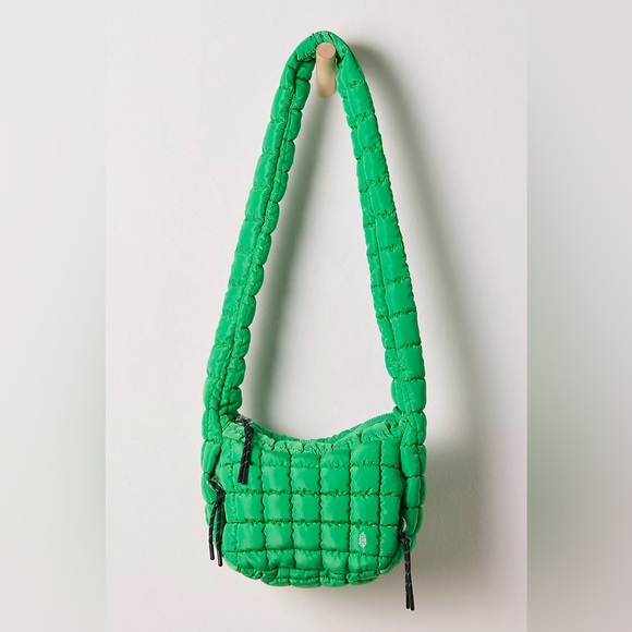 FP Movement by Free People Handbags - NWT FREE PEOPLE MOVEMENT Quilted Baby Carryall Sling Bag | Kelly Green MSRP $58